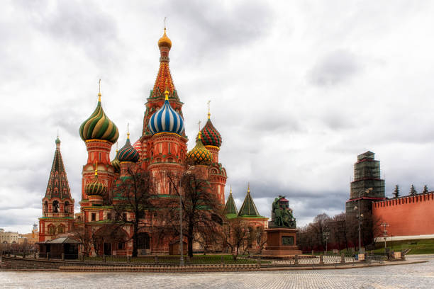 istock Saint Basil Cathedral in Moscow on the Red Square 958667818