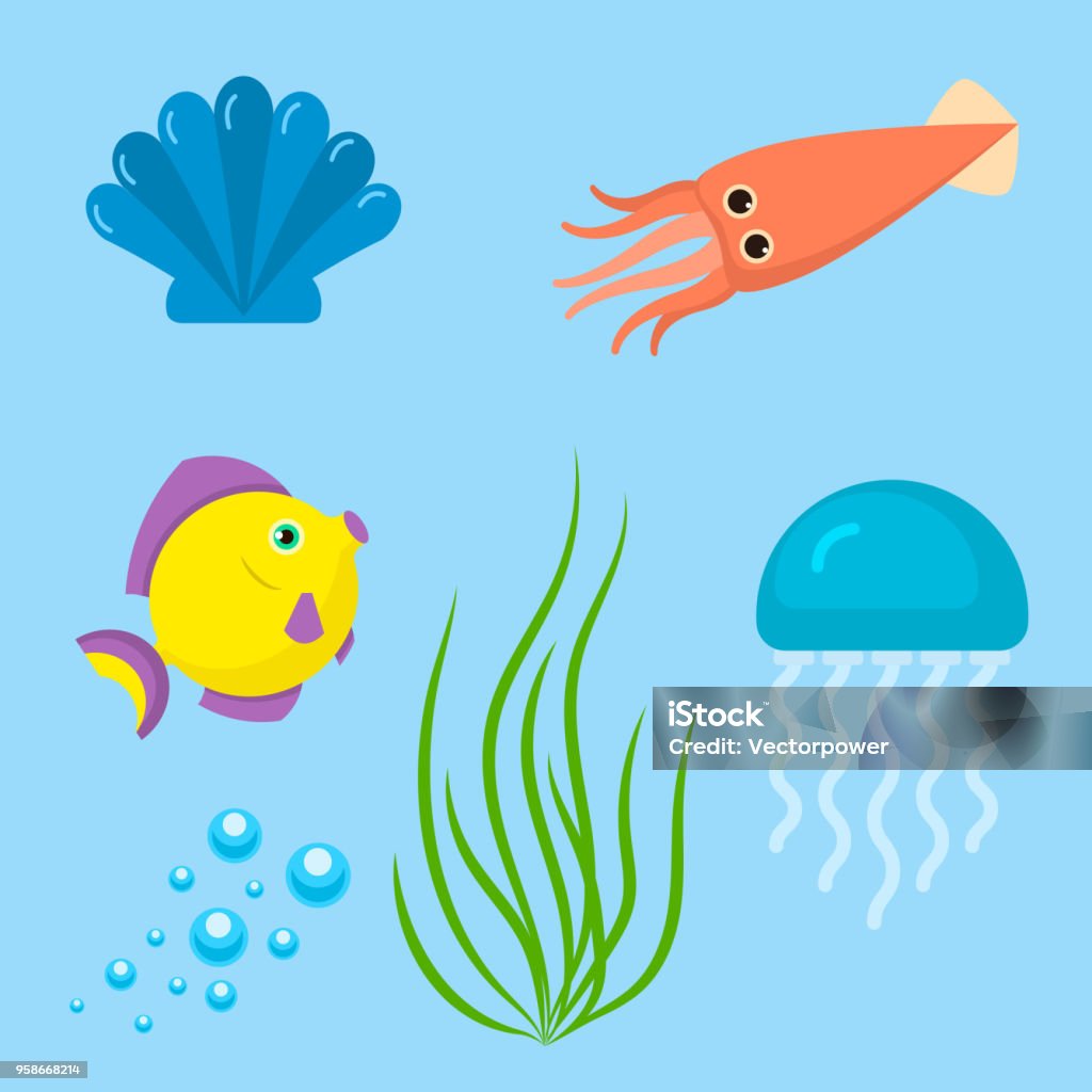 Ilustración de Set Animales Del Mar Divertido Acuáticas Criaturas Submarinas De Dibujos Animados Ilustración De Vector De Caracteres Shell Acuario Sealife y más Vectores Libres de Derechos de Acuario - Recinto para Ilustración de Set Animales Del Mar Divertido Acuáticas Criaturas Submarinas De Dibujos Animados Ilustración De Vector De Caracteres Shell Acuario Sealife y más Vectores Libres de Derechos de Acuario - Recinto para