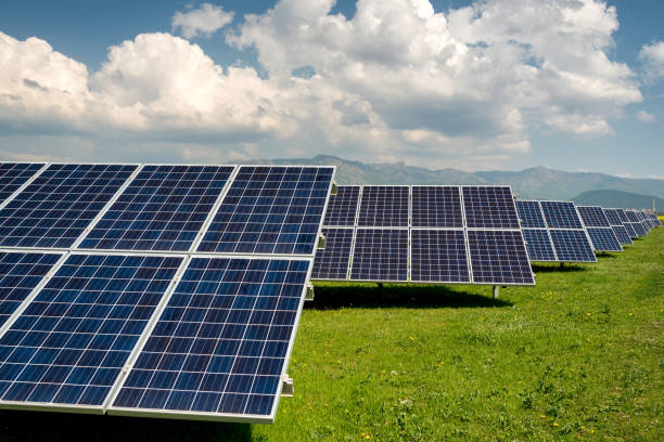 istock Solar panels, photovoltaic - alternative electricity source 958678080