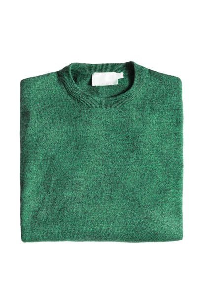 Folded sweater isolated stock photo
