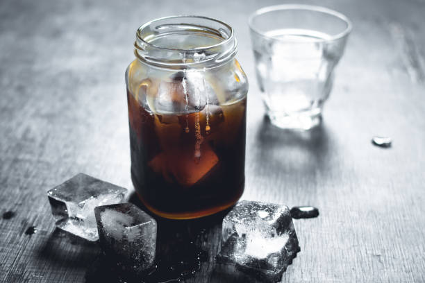 istock iced coffee Cool coffee in the glass 958682742