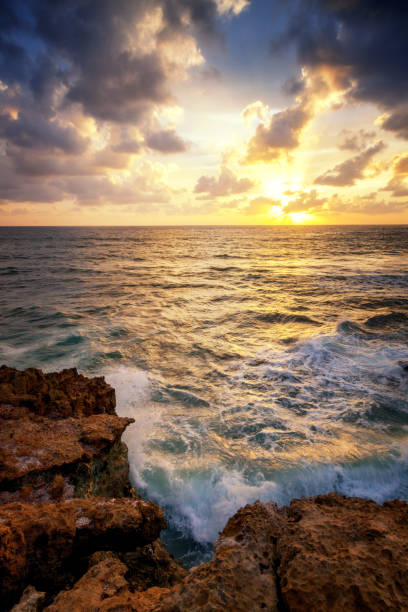 istock Beautiful cloudscape over the sea, sunrise and sunset shot 958702028