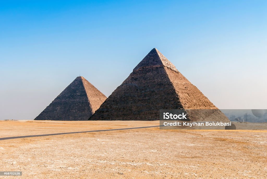 Al Haram, Giza Governorate, Pyramid Cairo, Egypt, 20 February 2008 Ancient Stock Photo