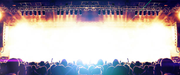 istock Concert crowd in front of a live stage 958703110
