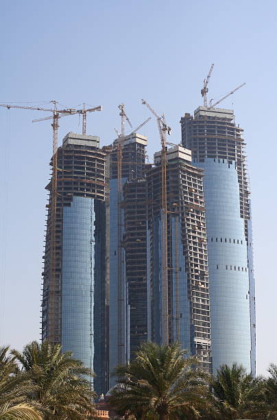 istock Abu Dhabi skyline building at day 95870486