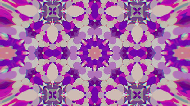 istock Abstract Colorful Painted Kaleidoscopic Graphic Background. Futuristic Psychedelic Hypnotic Backdrop Pattern With Texture 958713286
