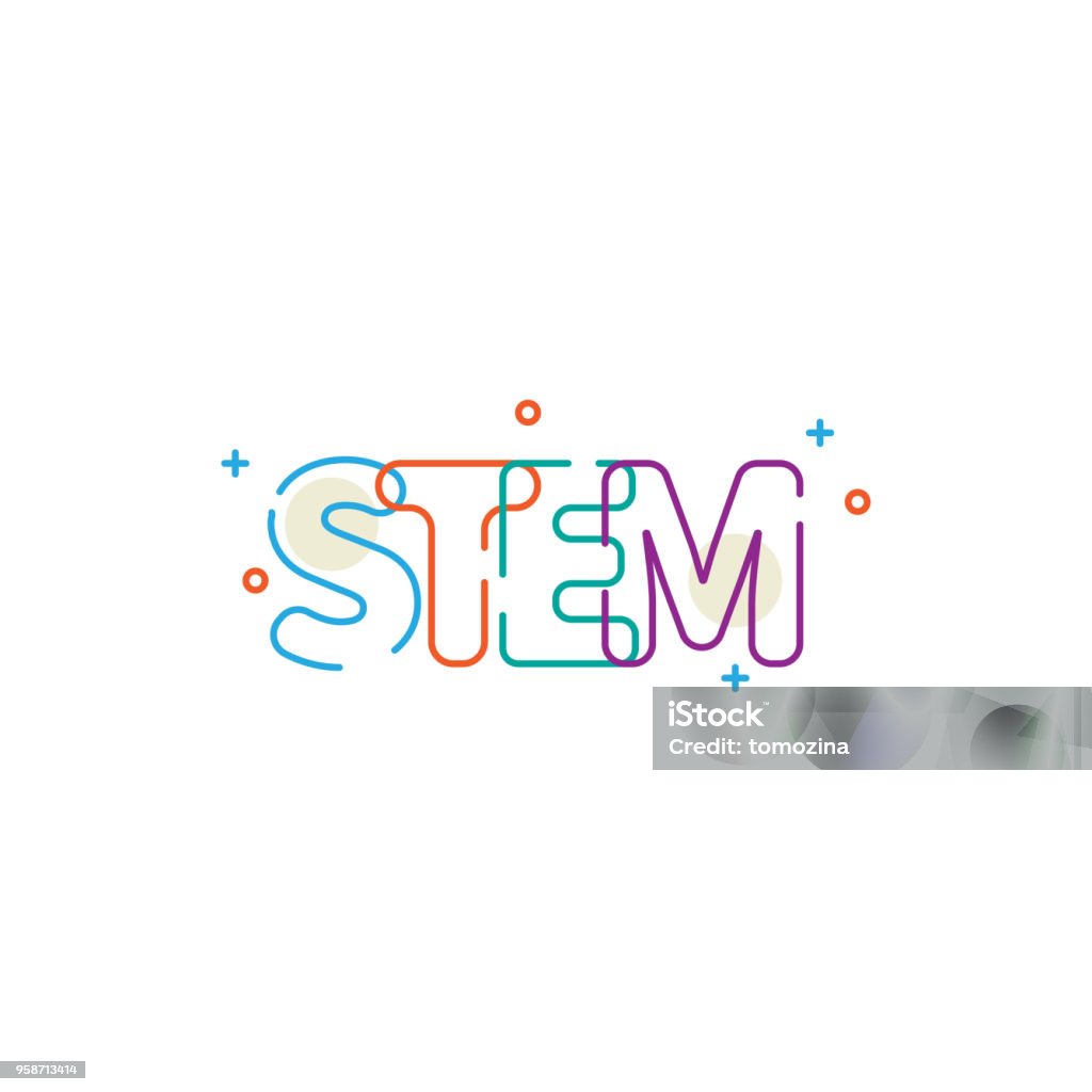 Stem Sign Simple Vector Word Stem Stock Illustration - Download Image Now - STEM - Topic ...