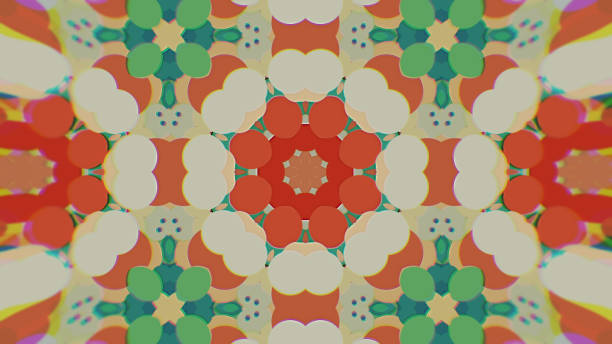 istock Abstract Colorful Painted Kaleidoscopic Graphic Background. Futuristic Psychedelic Hypnotic Backdrop Pattern With Texture 958714518