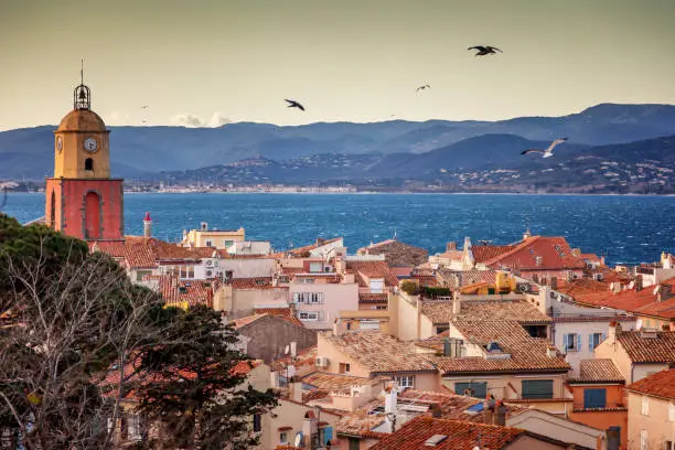 Photo of View of the city of Saint-Tropez, Provence, Cote d'Azur, a popular destination for travel in Europe