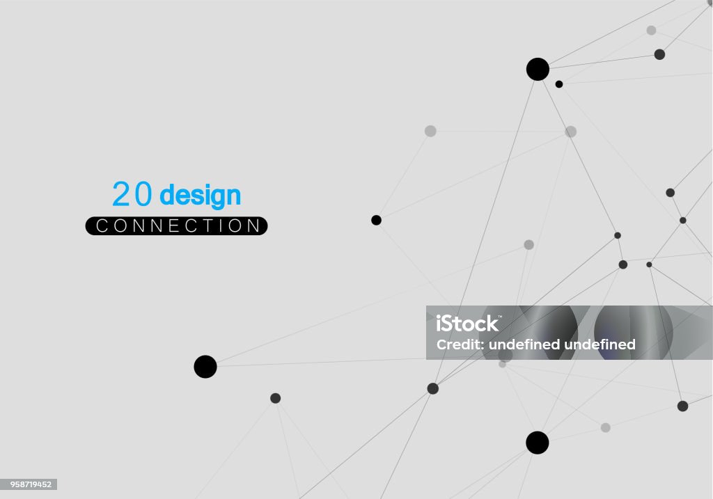 Connection Design Abstract Connection Structure And Network Abstract Background Stock Illustration ...