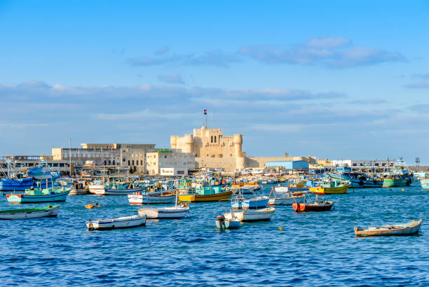 istock Qaitbay Citadel and sandals 958726840