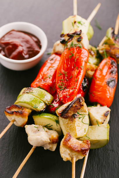 istock Tasty appetizing fresh grilled chicken meat 958732894