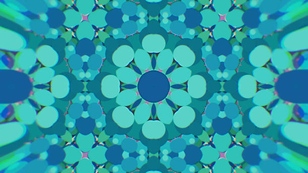 istock Abstract Colorful Painted Kaleidoscopic Graphic Background. Futuristic Psychedelic Hypnotic Backdrop Pattern With Texture 958735158