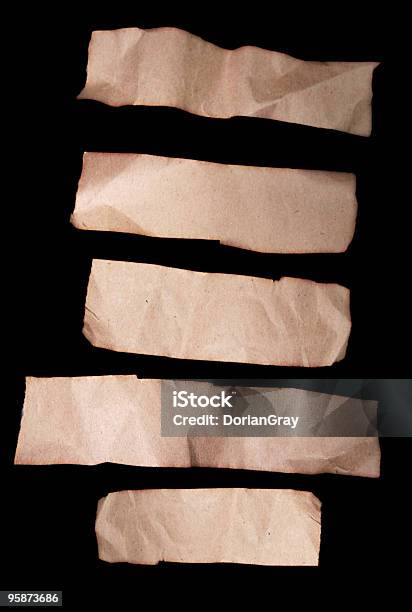 Paper Bag Scraps Stock Photo - Download Image Now - Paper, Scrap Metal, Cut Out