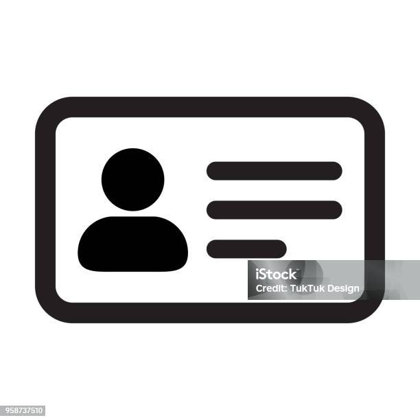 Data Information Icon Vector Male User Person Profile Avatar Symbol For Business Identity Card In Flat Color Glyph Pictogram Stock Illustration - Download Image Now