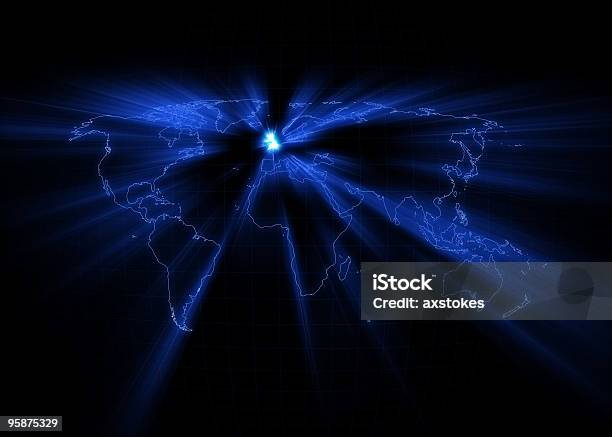 Mappa Del Mondoregno Unito - Immagini vettoriali stock e altre immagini di Planisfero - Planisfero, Raggiante, Regno Unito