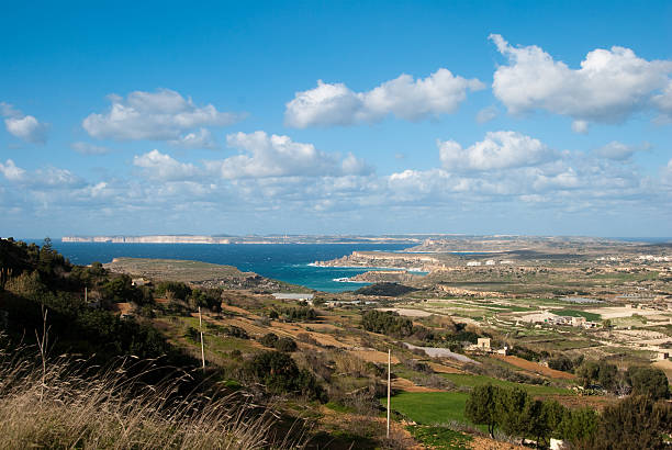 istock View of the beautiful coastline, Malta, with cliffs in background. 95875800