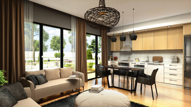 istock 3d render of living room 958759972