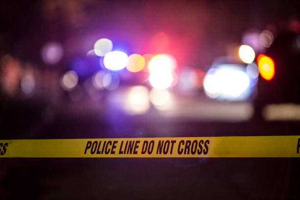 istock A crime scene is marked off with police tape 958760080