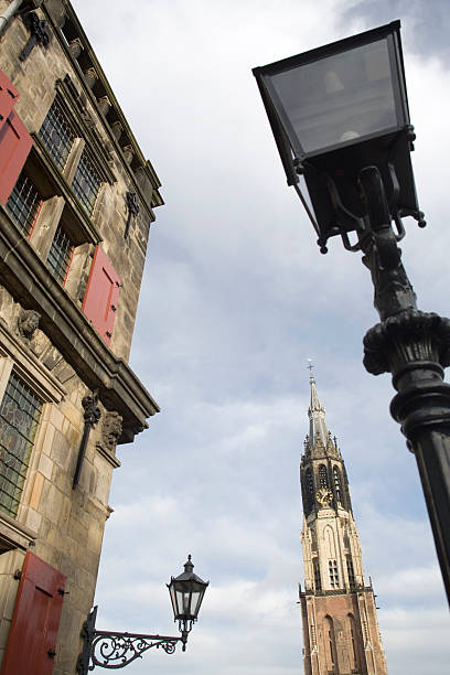 istock tower of Delft's Nieuwe Kerk 95879079