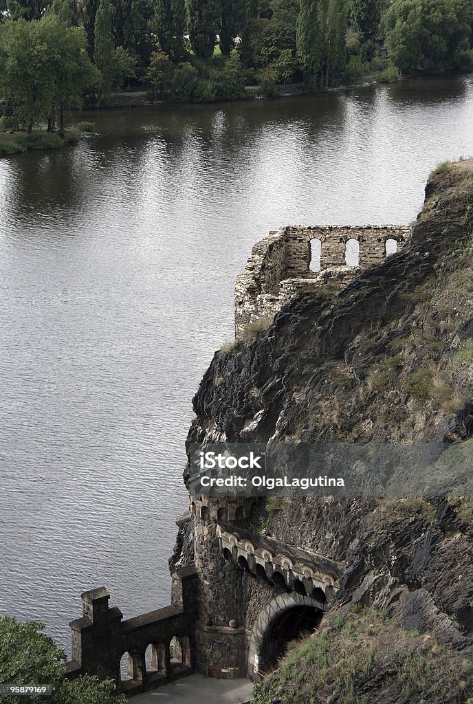 Fortezza parete - Foto stock royalty-free di Acqua