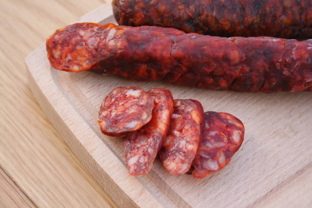 istock Sliced salami on a cutting board 958813712