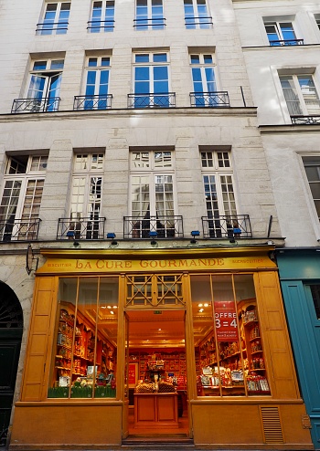 Old fashioned shop in central Paris.