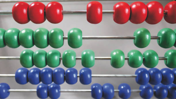 istock Close-up Colorful Wooden Abacus For Counting Learning 958820098