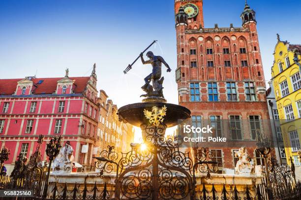 Gdansk Old Town Poland Stock Photo - Download Image Now - Gdansk, Poland, Gdynia