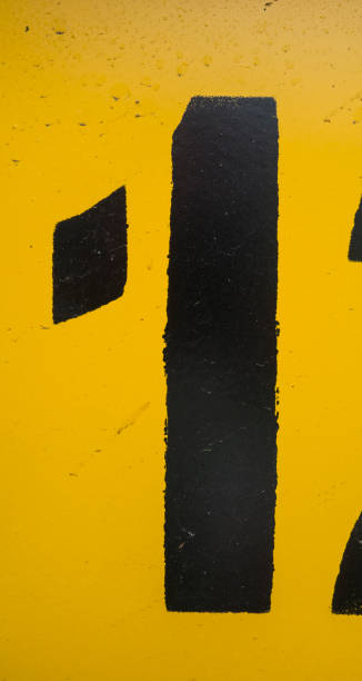 istock Written Wording in Distressed State Typography Found Number One 1 958840176
