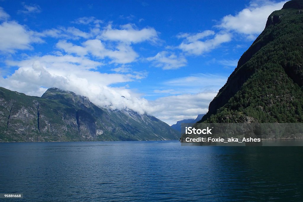 Fiorde na Noruega - Royalty-free Ao Ar Livre Foto de stock