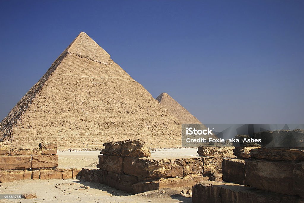 Die Pyramiden - Lizenzfrei Afrika Stock-Foto