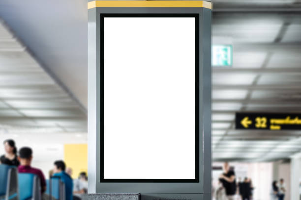 istock blank advertising billboard at airport. 958848914