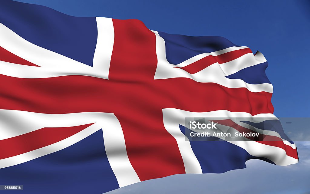 Großbritannien-Flagge - Lizenzfrei Britische Flagge Stock-Foto