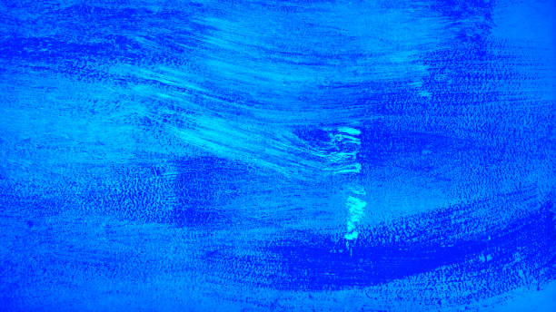 abstrait fond grunge bleu - ridé surface solide photos et images de collection