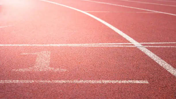 Photo of Numbers on a race track