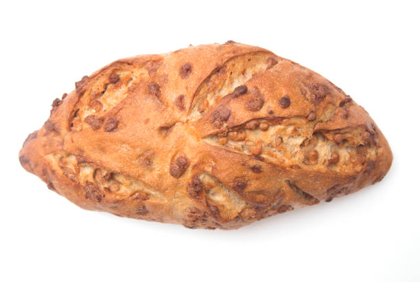 istock Sweet Cinnamon Chip Loaf on a White Background 958863958