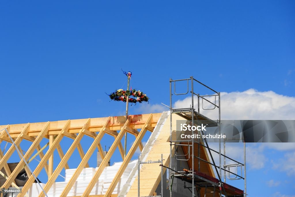 La costruzione - Foto stock royalty-free di Festa per il completamento di una costruzione