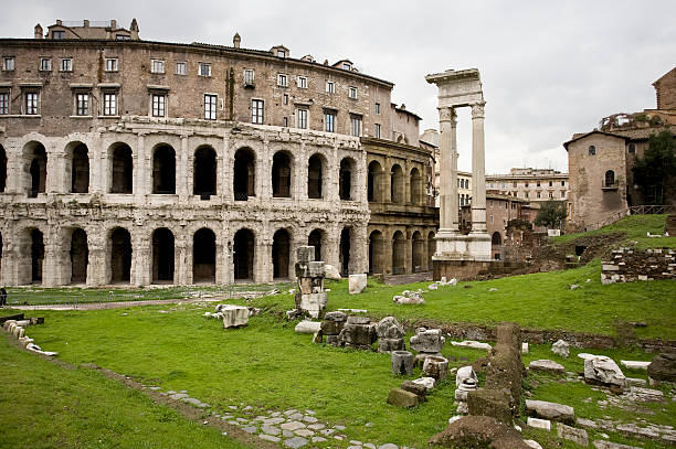 Theatre of Marcellus is an ancient theatre in Rome built in 13 BC