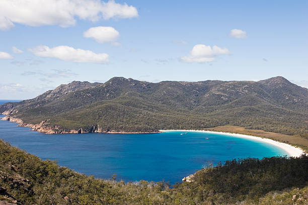 Wineglass bay beach in Tasmania, Australia