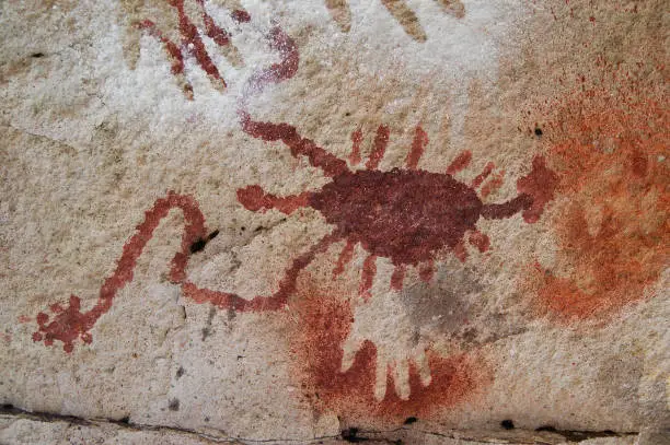 Ancient Cave Paintings in Patagonia