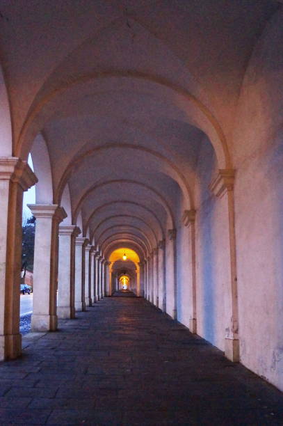 istock Arcade of Monte Berico at evening, Vicenza 958874296