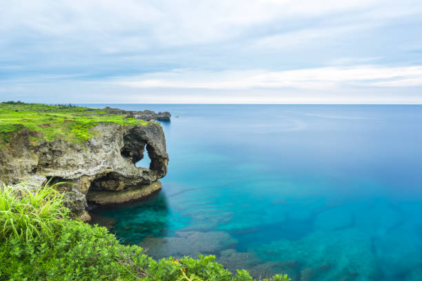 istock Manzamo Cape in Okinawa, Japan 958878520