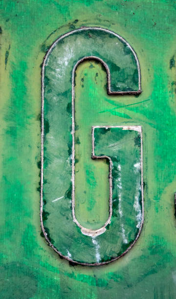 istock Written Wording in Distressed State Typography Found Letter g 958879220