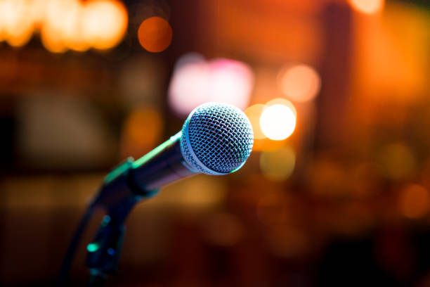 istock Microphone in party or concert 958879516