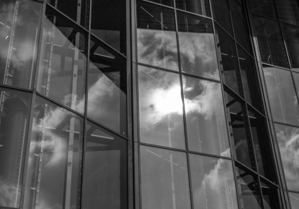 istock The glass architecture in city against a sky 958882172