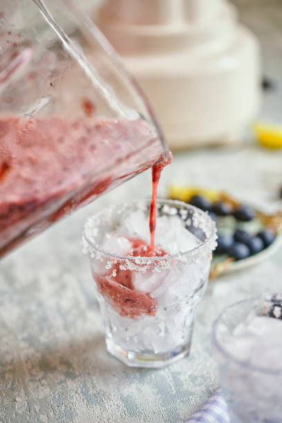 Summer Blueberry Margarita Cocktail
