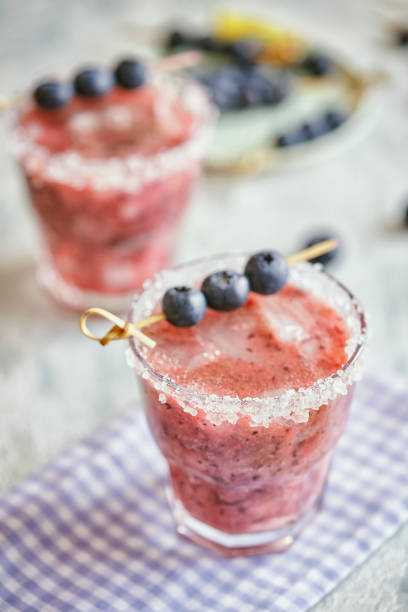 Summer Blueberry Margarita Cocktail