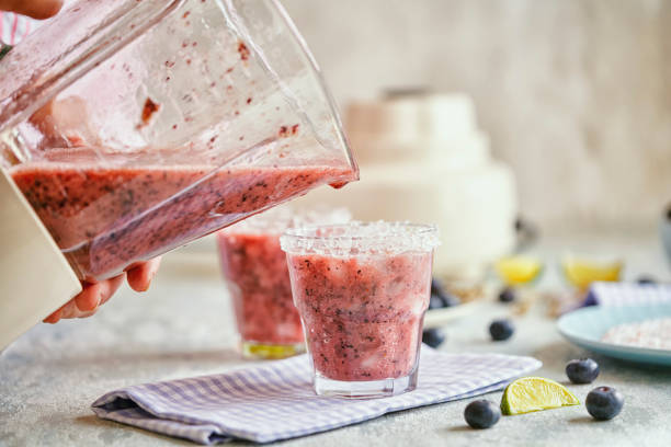Summer Blueberry Margarita Cocktail
