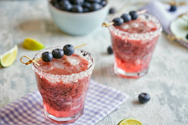 istock Summer Blueberry Margarita Cocktail 958883716